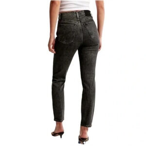 Abercrombie & Fitch Black High Rise Women Jeans